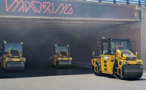 BOMAG participa en la construcción del circuito de Madring noticias maquinaria
