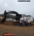 HIDROMEK entrega en Madeira la primera excavadora HMK 310 NLC