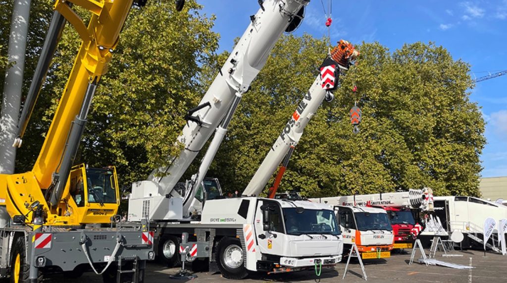 Manitowoc llevará tres grúas Grove a JDL EXPO 2026 noticias maquinaria