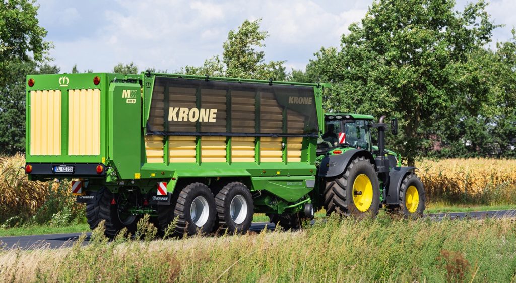 Nuevo remolque autocargador KRONE MX noticias maquinaria