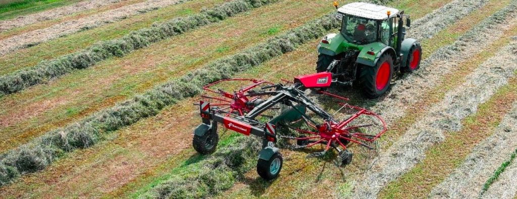 Rastrillos hileradores de doble rotor Kverneland Tactus 2072 y 2078 noticias maquinaria