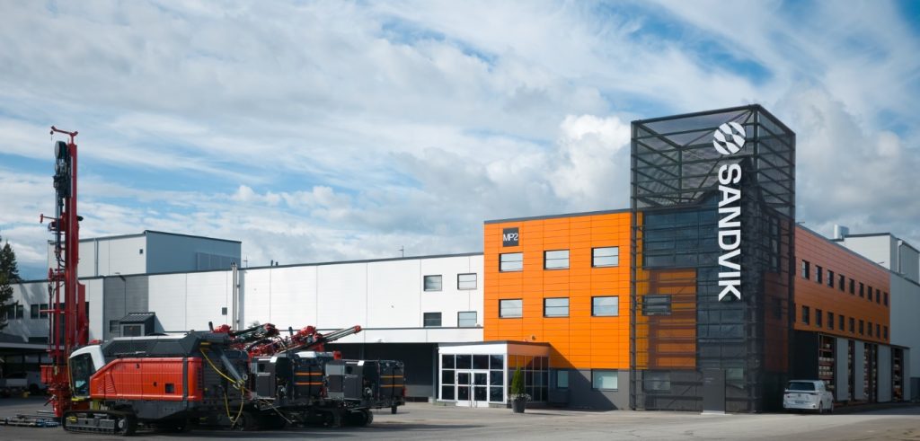 Sandvik amplía su fabrica de perforadoras de roca en Tampere noticias maquinaria