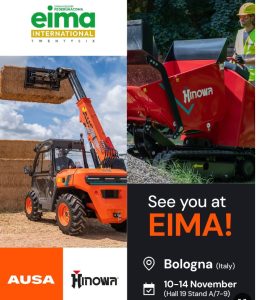 AUSA e Hinowa presentarán sus últimas soluciones en EIMA International noticias maquinaria