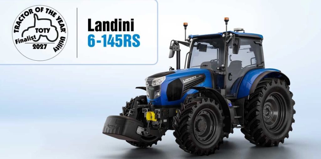 El Landini 6-145 RS finalista al Tractor of the Year 2027 noticias maquinaria