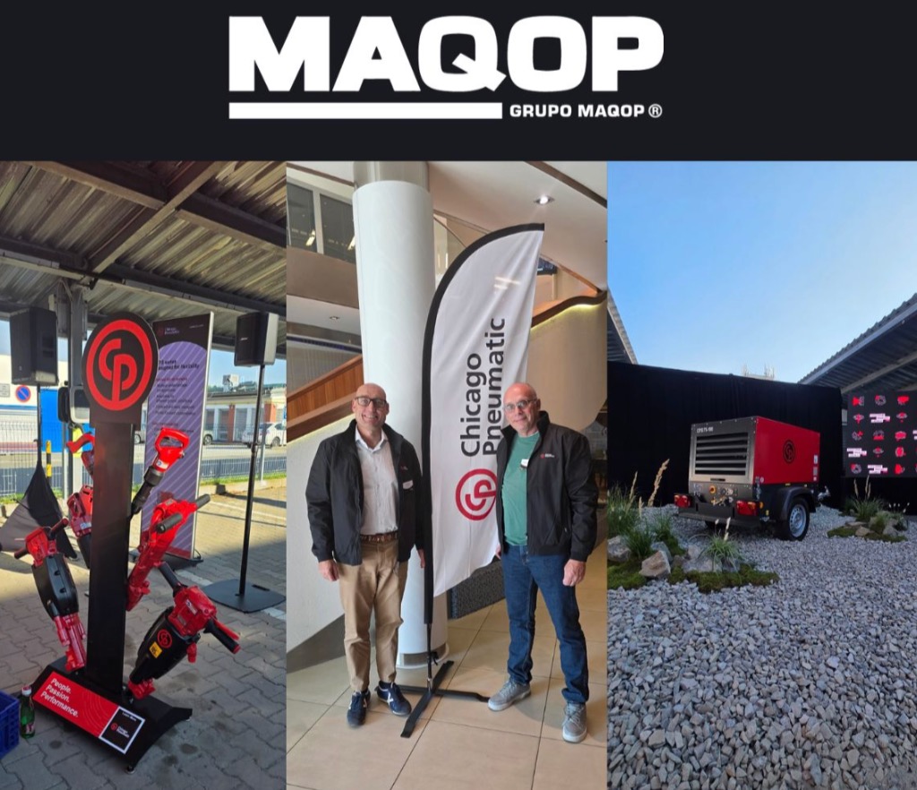 Grupo Maqop conoce la nueva gama de Chicago Pneumatic noticias maquinaria