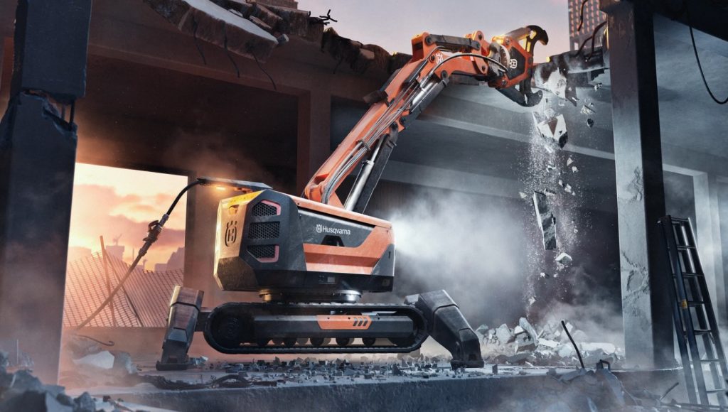 Nuevos robots de demolición DXR 705 y DXR 715 de Husqvarna noticias maquinaria
